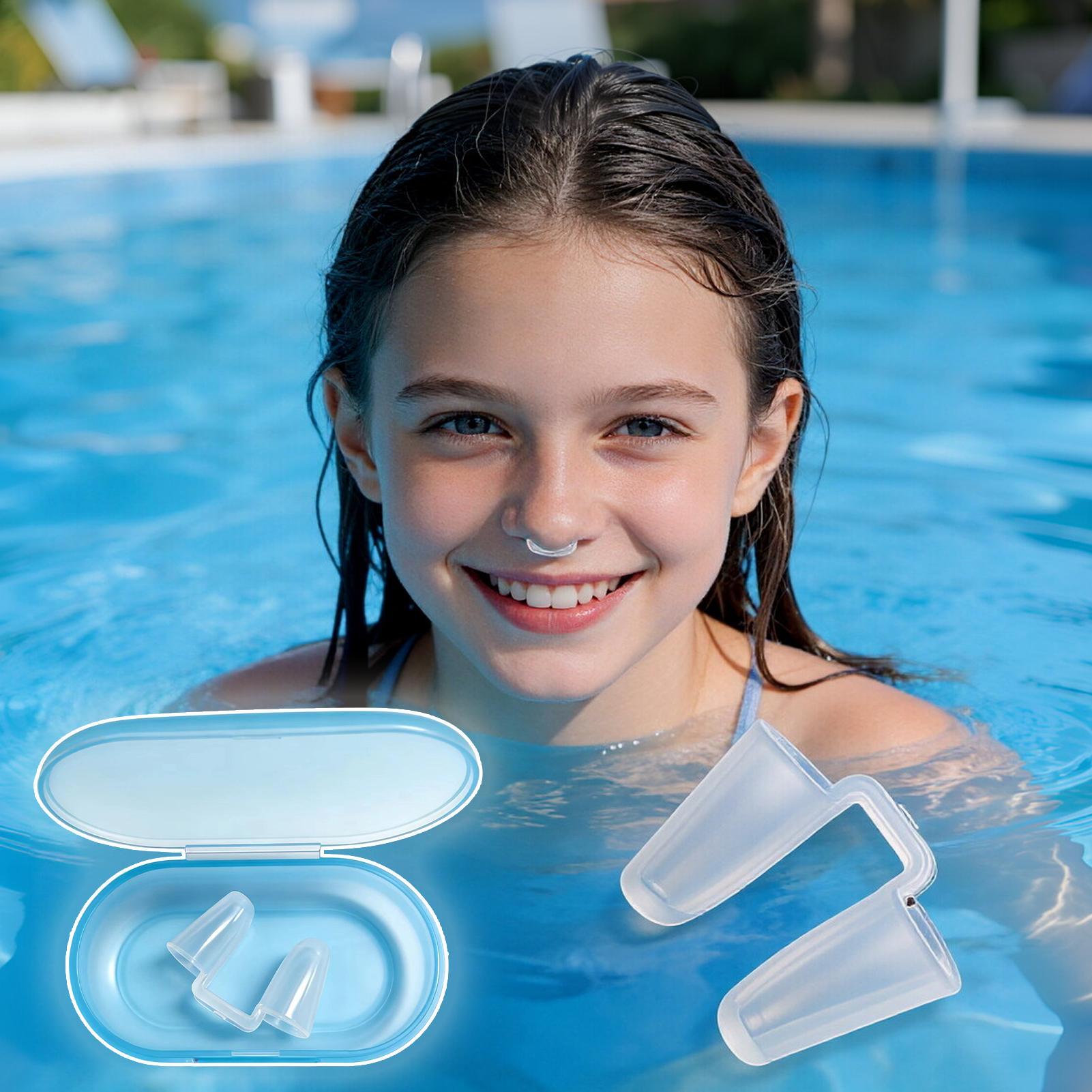 Snorkel Dry Top - คลิปหนีบจมูกซิลิโคนสำหรับว่ายน้ำ ป้องกันน้ำเข้า ป้องกันการสำลัก อุปกรณ์ดำน้ำแบบสน็อกเกิล สวมใส่สบาย ใช้ได้ทั้งชายและหญิง