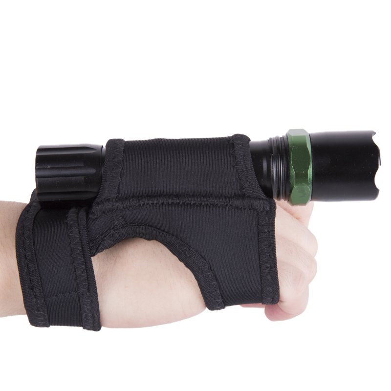 Underwater Flashlight - ดําน้ํา LED ไฟฉายผู้ถือไฟฉายใต้น้ํานุ่มยืดหยุ่น Neoprene Hand Arm