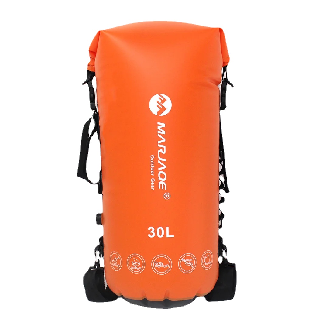 Snorkel Dry Top - 30L IPX7มืออาชีพกระเป๋าว่ายน้ำกันน้ำกระเป๋าเป้สะพายหลังพองว่ายน้ำดำน้ำล่องแพลอยถุงกระสอบแห้ง