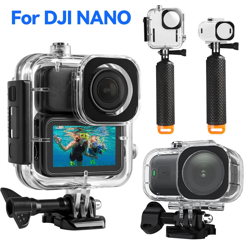 Snorkel Dry Top - เคสป้องกันสำหรับดำน้ำใต้น้ำสำหรับกล้อง DJI Osmo Nano อุปกรณ์เสริมสำหรับดำน้ำตื้น เล่นเซิร์ฟ