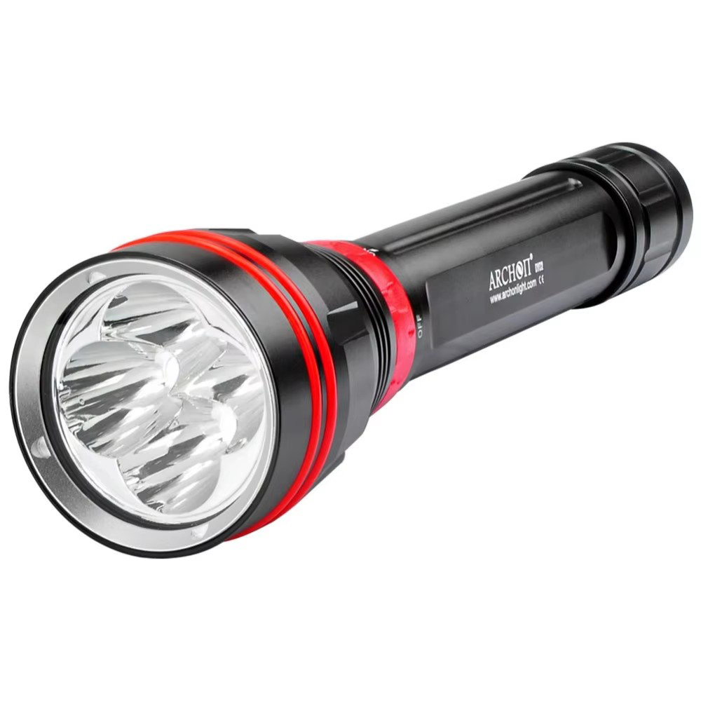 Underwater Flashlight - ไฟฉายดำน้ำ 4000LM 4-LED กันน้ำลึก 100 เมตร