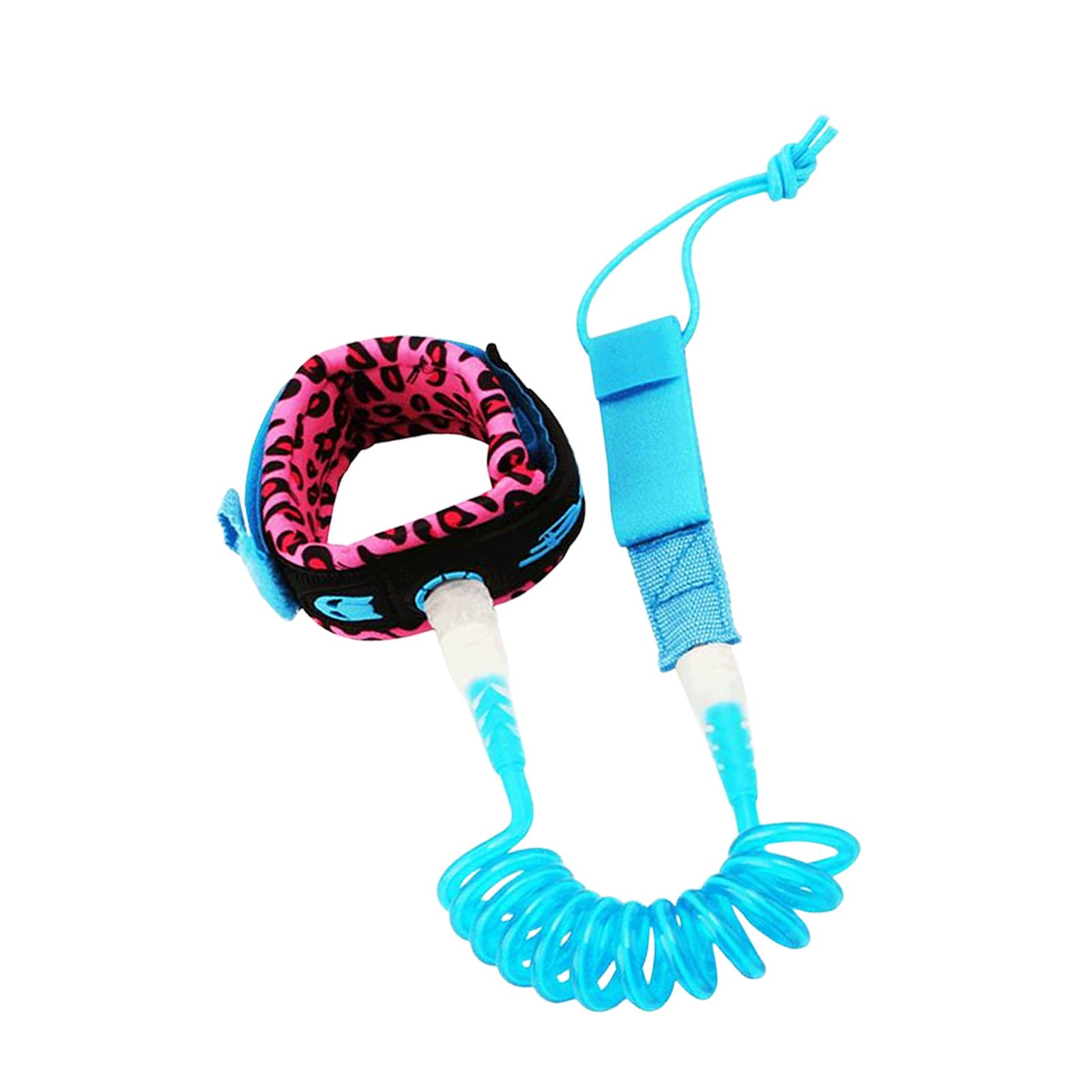 Stand Up Paddle Leash - เชือกคล้องเซิร์ฟบอร์ดขนาด 4 ฟุต, เชือกคล้องเซิร์ฟบอร์ดแบบปลอดภัยสำหรับพายเรือยืนพาย, เชือกคล้องมือและเท้าสำหรับเซิร์ฟบอร์ด, อุปกรณ์เสริมสำหรับเซิร์ฟบอร์ด