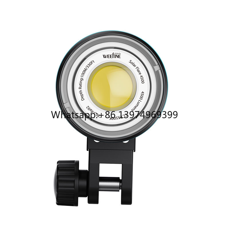 Underwater Flashlight - WEEFINE SolarFlare 4500 WF102 ไฟฉายดำน้ำใต้น้ำ ไฟวิดีโอดำน้ำมุมกว้าง
