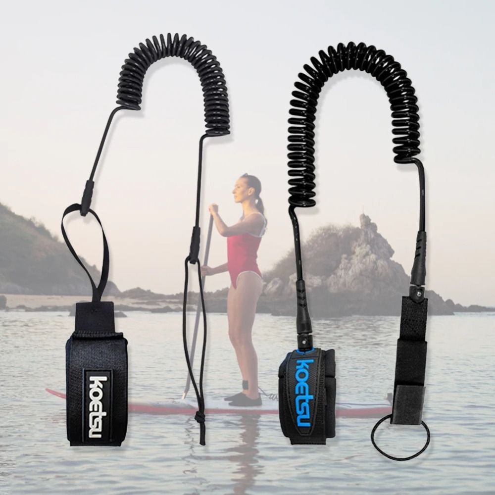 เชือกยึดขาสำหรับกระดานยืนพายแบ - Stand Up Paddle Leash บทวิจารณ์และราคา