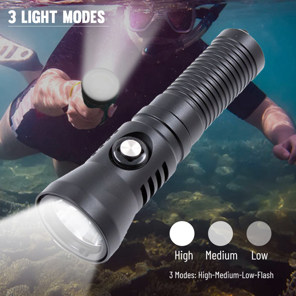 Asafee DT11 แบบพกพาดําน้ํา 100 - Underwater Flashlight บทวิจารณ์และราคา