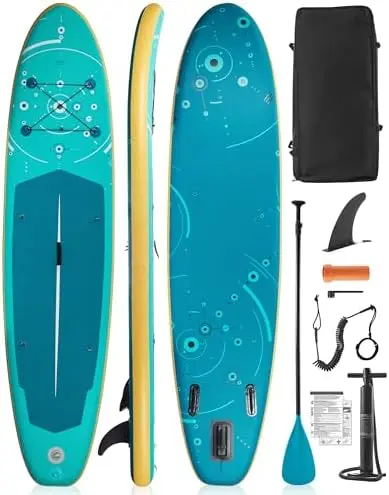กระดานยืนพายแบบเป่าลมขนาดกว้าง - Stand Up Paddle Leash บทวิจารณ์และราคา