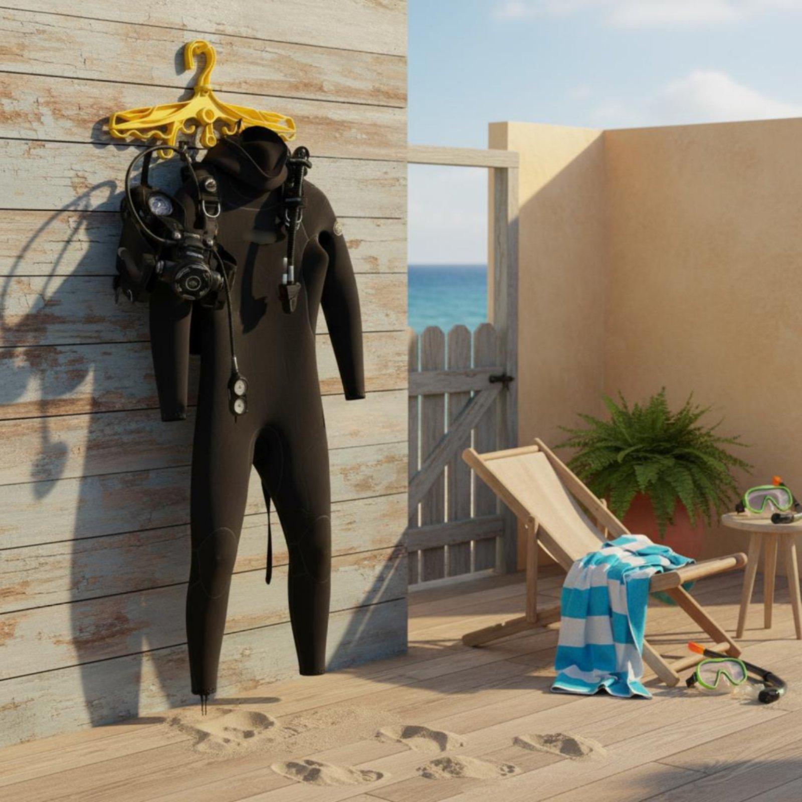ราวแขวนพลาสติกสำหรับดำน้ำพร้อม - Aquatic Sports And Scuba บทวิจารณ์และราคา