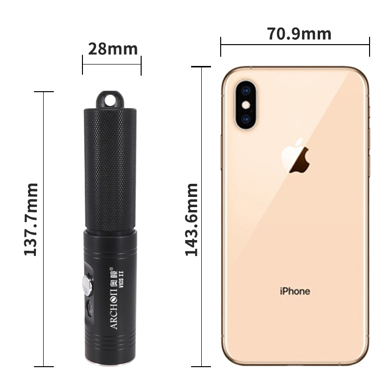 Archon V10s II Scuba ไฟฉายดำน้ - Underwater Flashlight บทวิจารณ์และราคา