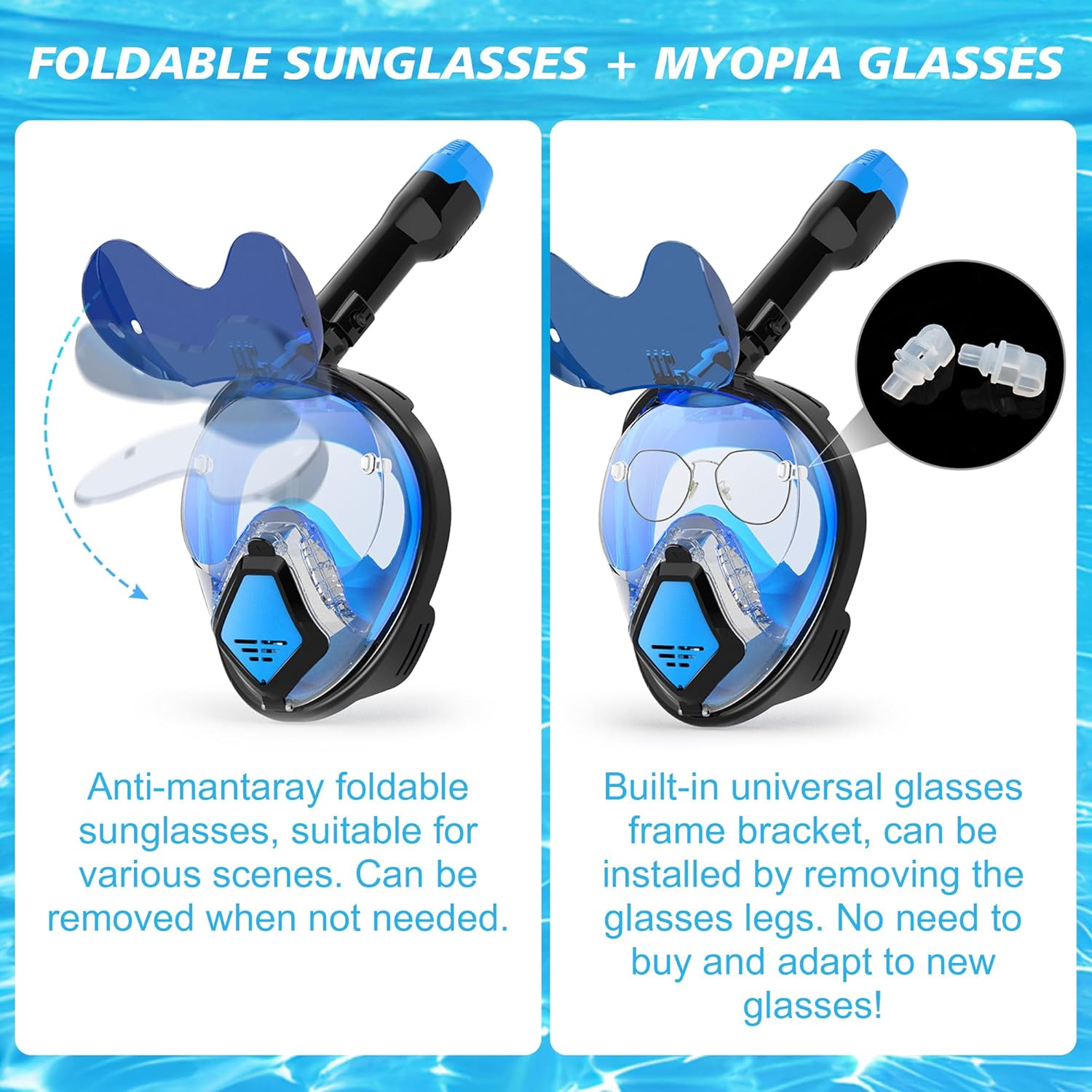 หน้ากากดำน้ำแบบเต็มหน้า Devilf - Snorkel Dry Top บทวิจารณ์และราคา