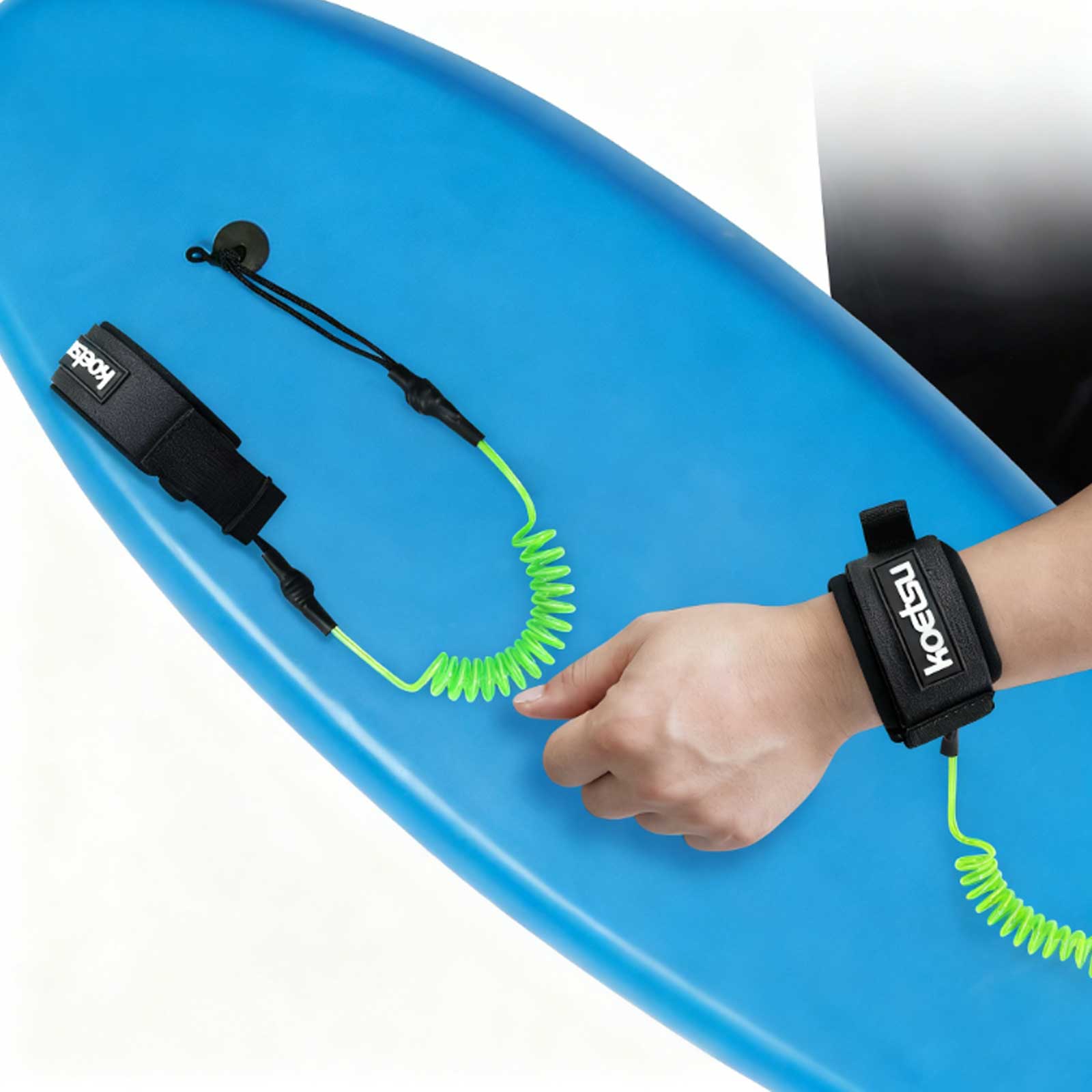 สายจูงบอร์ดบอร์ดแบบขด วัสดุ TP - Stand Up Paddle Leash บทวิจารณ์และราคา