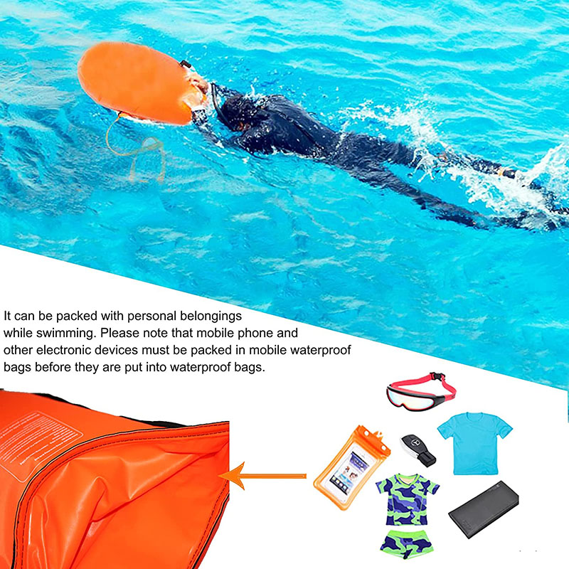 20L กระเป๋ากันน้ำเป่าลมลอยน้ำไ - Swim Buoy Open Water บทวิจารณ์และราคา